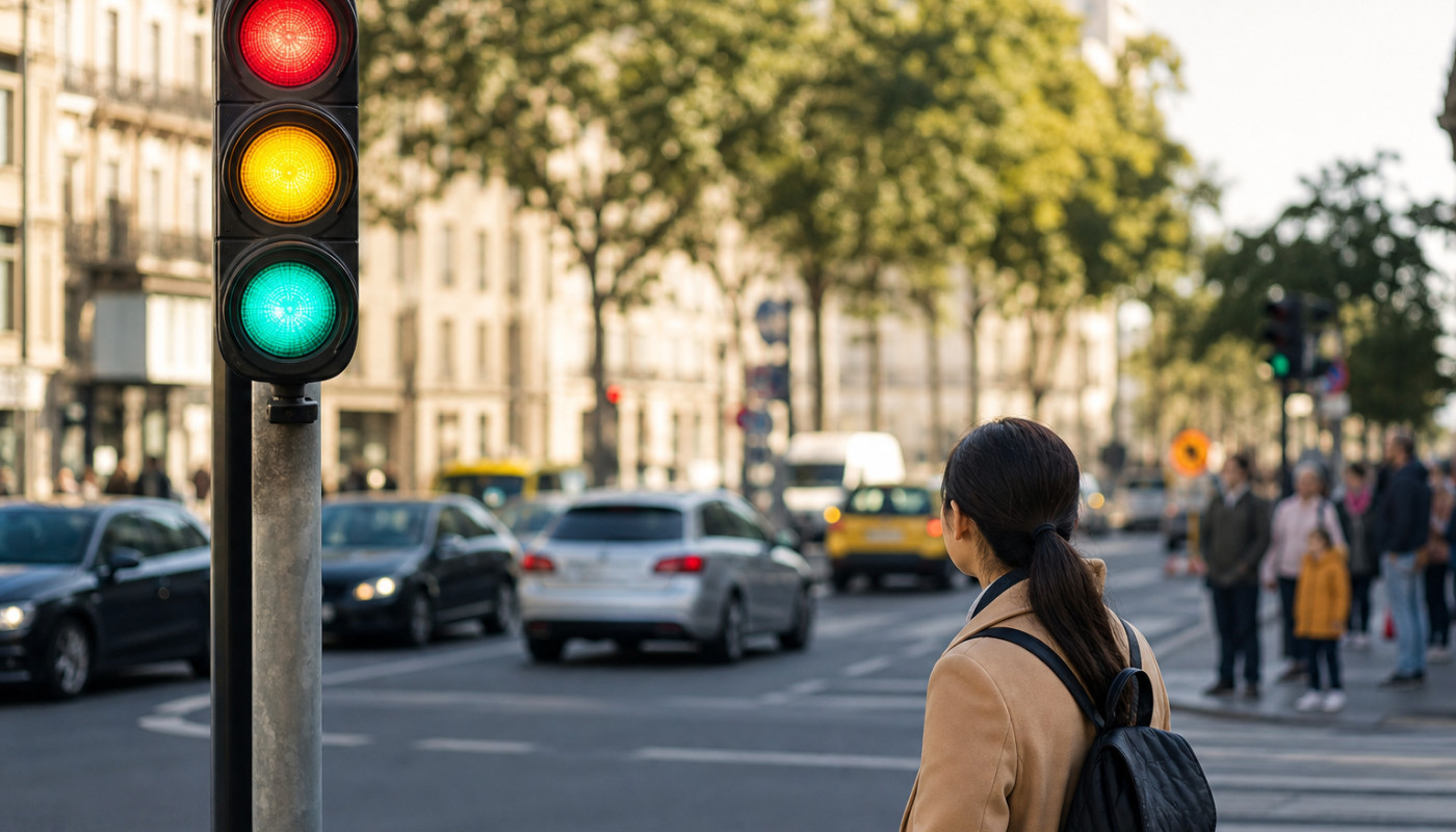 La couleur des feux de signalisation : un langage universel à respecter ?